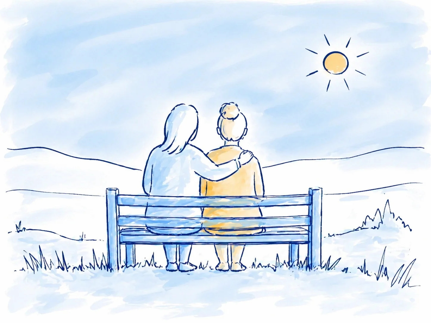 ilustrace lavicka
